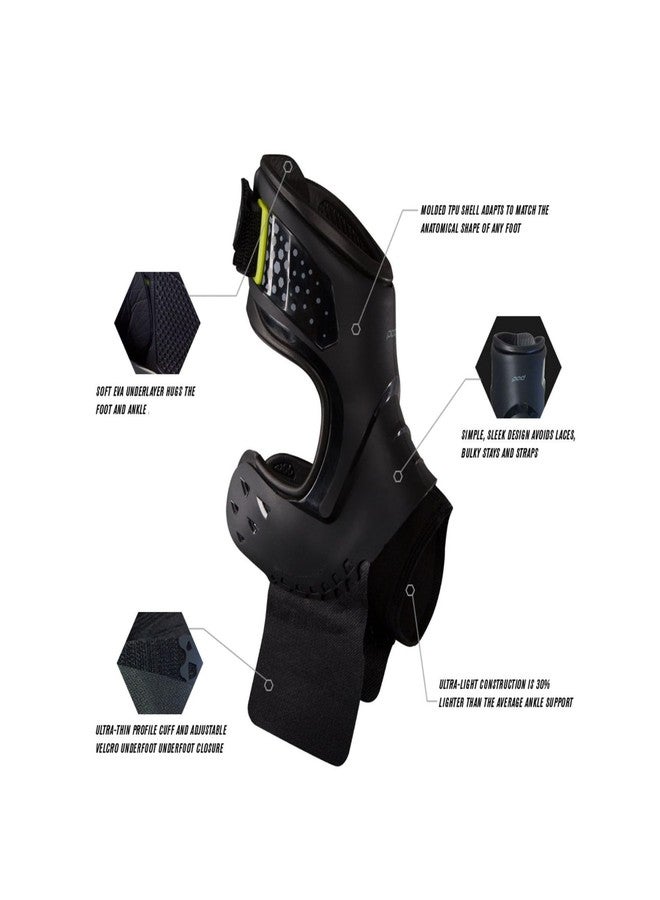 DonJoy Performance POD Ankle Brace - Ultra-Lightweight Support for Sprains, Instability and Ankle Protection (Black, XS, Right) - Image 4
